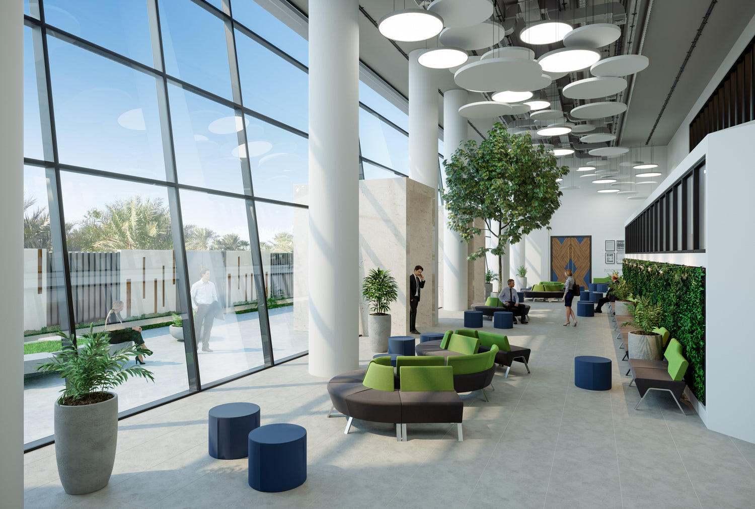  interior design by Atelier 21 KSA for AlMoosa College of Health Science in AlAhsaa, Saudi Arabia