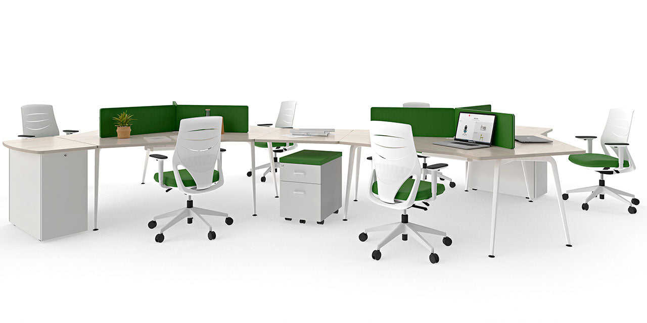 Twist meeting tables by Actiu Spain – stylish and lightweight tables with angled legs and cable management, ideal for conference rooms and collaborative spaces – offered by Atelier 21 KSA, Top Interior Fit-out Company and Furniture Supplier in Saudi Arabia and Riyadh.
طاولات الاجتماعات Twist من Actiu إسبانيا – تصميم أنيق وخفيف الوزن بأرجل مائلة وإدارة كابلات، مثالية لغرف الاجتماعات والمساحات التشاركية – مقدمة من مفن الرسام، أفضل شركة تصميم داخلي، ومورد أثاث، وتنفيذ تشطيبات في السعودية والرياض.