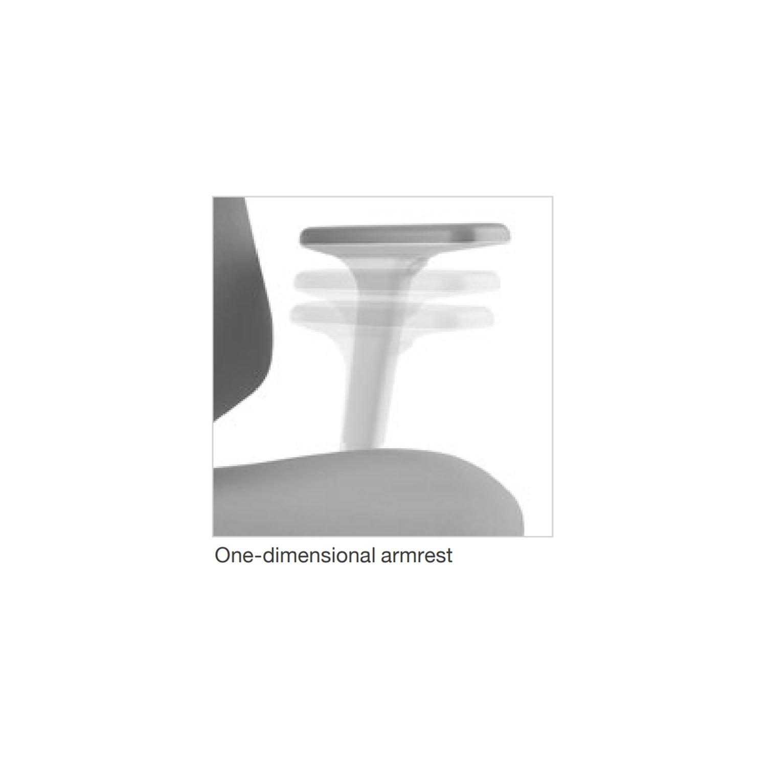 one dimensional armrest